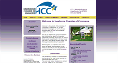 Desktop Screenshot of hawthornechamber.org