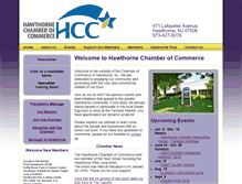 Tablet Screenshot of hawthornechamber.org